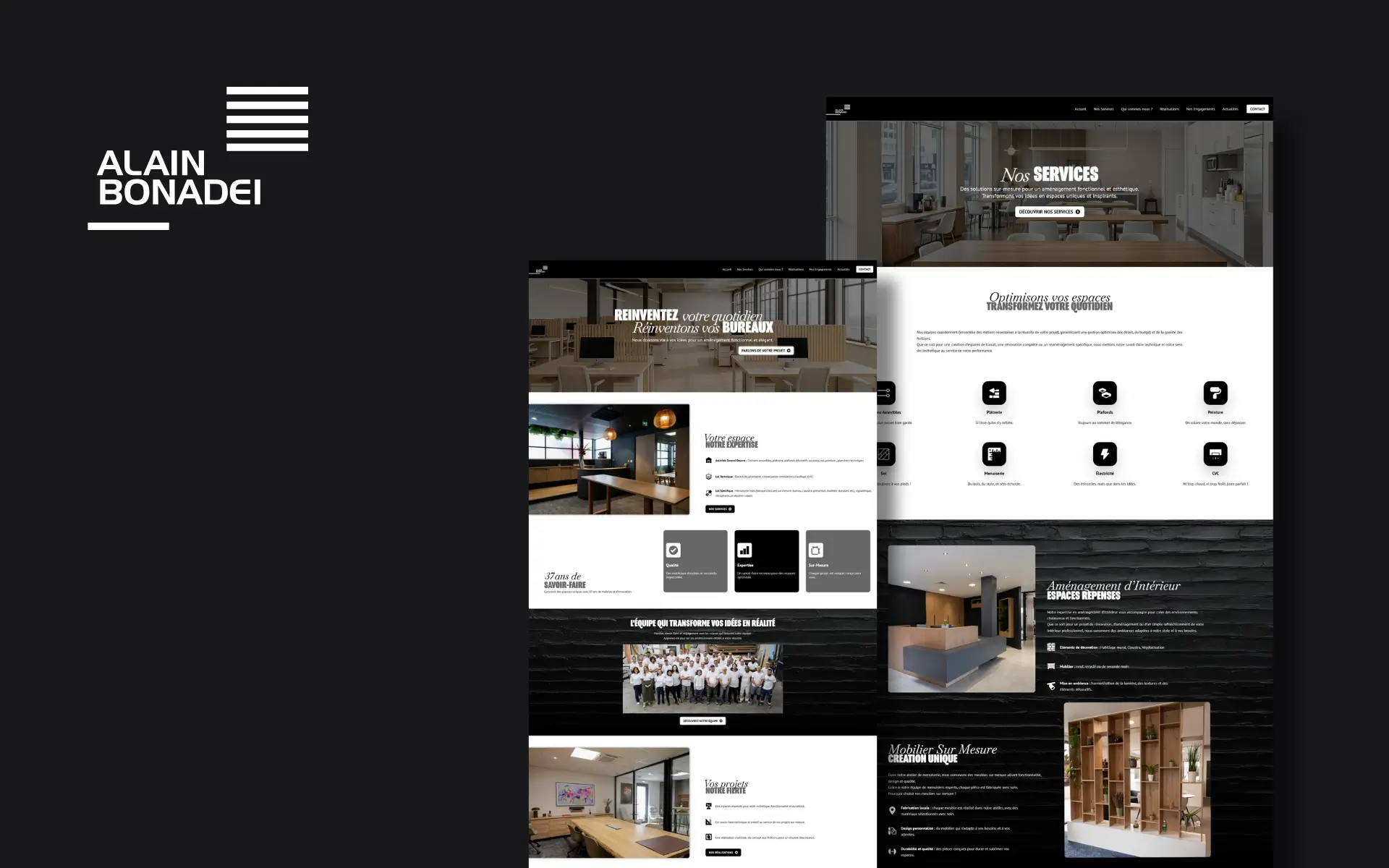 Site Web Bonadei SAS